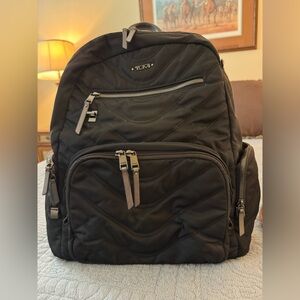 Tumi Quilted Black Backpack